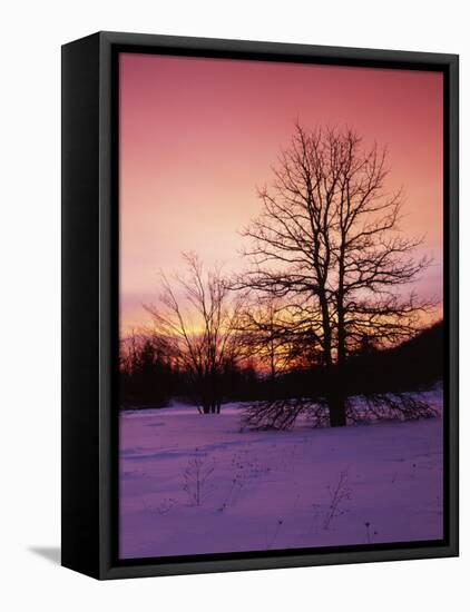 Sunrise at Thorton Gap, Shenandoah National Park, Virginia, USA-Charles Gurche-Framed Premier Image Canvas