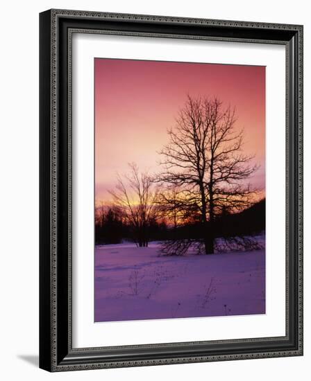 Sunrise at Thorton Gap, Shenandoah National Park, Virginia, USA-Charles Gurche-Framed Photographic Print