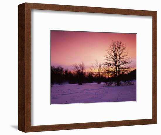 Sunrise at Thorton Gap, Shenandoah National Park, Virginia, USA-Charles Gurche-Framed Photographic Print