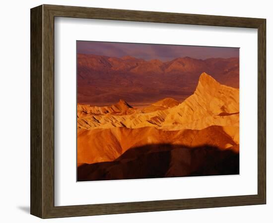 Sunrise at Zabriskie Point, Death Valley National Park, California, USA-Jerry Ginsberg-Framed Photographic Print