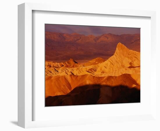 Sunrise at Zabriskie Point, Death Valley National Park, California, USA-Jerry Ginsberg-Framed Photographic Print