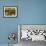 Sunrise Autumn Cow and Sheep Barnyard-Cheryl Bartley-Framed Giclee Print displayed on a wall