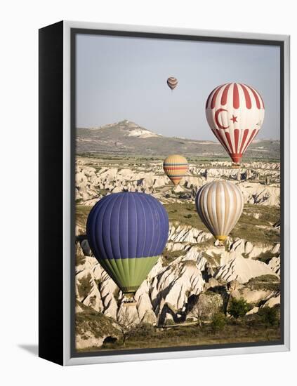 Sunrise Balloon Flight, Cappadocia, Turkey-Matt Freedman-Framed Premier Image Canvas