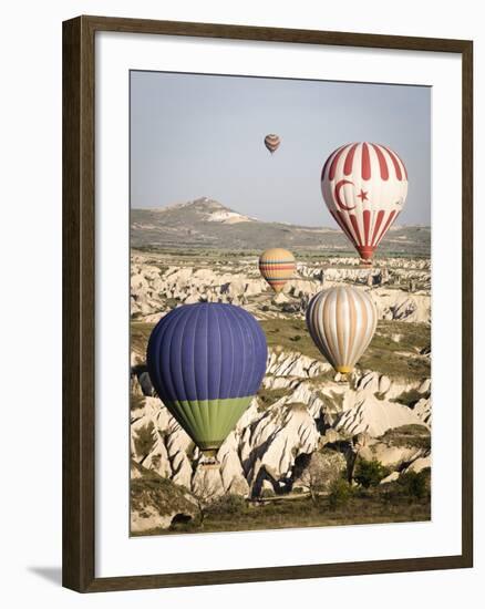 Sunrise Balloon Flight, Cappadocia, Turkey-Matt Freedman-Framed Photographic Print