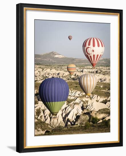 Sunrise Balloon Flight, Cappadocia, Turkey-Matt Freedman-Framed Photographic Print