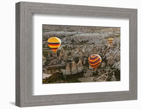 Sunrise Balloon Flight, Cappadocia, Turkey-Matt Freedman-Framed Photographic Print