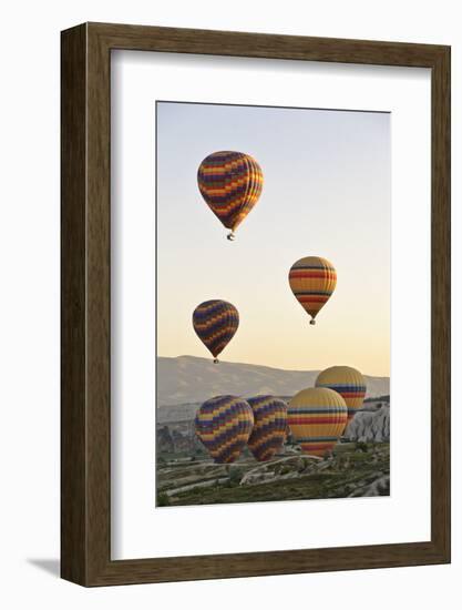 Sunrise Balloon Flight, Cappadocia, Turkey-Matt Freedman-Framed Photographic Print