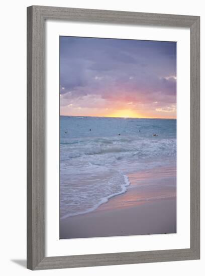 Sunrise, Bavaro Beach, Higuey, Punta Cana, Dominican Republic-Lisa S^ Engelbrecht-Framed Photographic Print