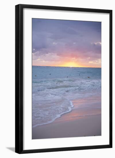 Sunrise, Bavaro Beach, Higuey, Punta Cana, Dominican Republic-Lisa S^ Engelbrecht-Framed Photographic Print