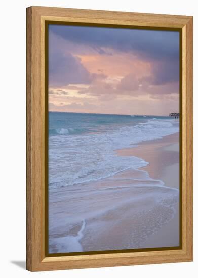 Sunrise, Bavaro Beach, Higuey, Punta Cana, Dominican Republic-Lisa S^ Engelbrecht-Framed Premier Image Canvas