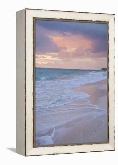 Sunrise, Bavaro Beach, Higuey, Punta Cana, Dominican Republic-Lisa S^ Engelbrecht-Framed Premier Image Canvas