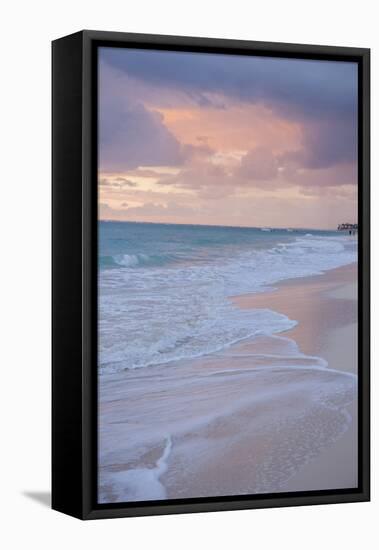 Sunrise, Bavaro Beach, Higuey, Punta Cana, Dominican Republic-Lisa S^ Engelbrecht-Framed Premier Image Canvas