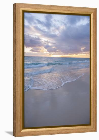 Sunrise, Bavaro Beach, Higuey, Punta Cana, Dominican Republic-Lisa S^ Engelbrecht-Framed Premier Image Canvas