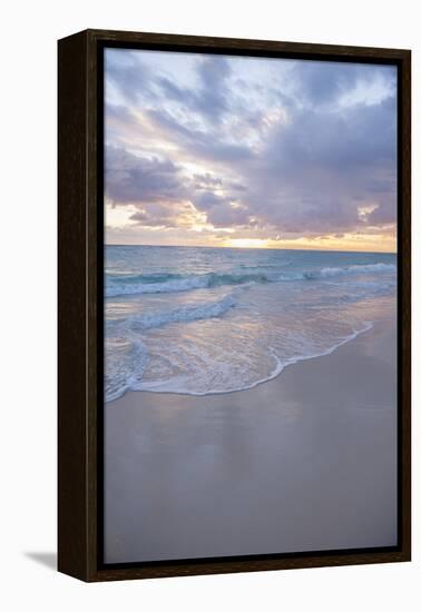 Sunrise, Bavaro Beach, Higuey, Punta Cana, Dominican Republic-Lisa S^ Engelbrecht-Framed Premier Image Canvas