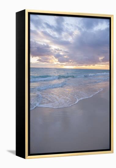 Sunrise, Bavaro Beach, Higuey, Punta Cana, Dominican Republic-Lisa S^ Engelbrecht-Framed Premier Image Canvas