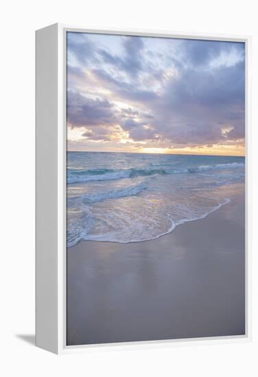 Sunrise, Bavaro Beach, Higuey, Punta Cana, Dominican Republic-Lisa S^ Engelbrecht-Framed Premier Image Canvas