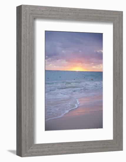 Sunrise, Bavaro Beach, Higuey, Punta Cana, Dominican Republic-Lisa S^ Engelbrecht-Framed Photographic Print