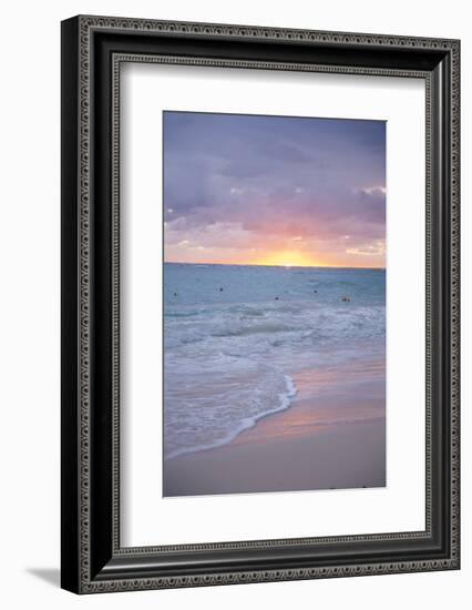 Sunrise, Bavaro Beach, Higuey, Punta Cana, Dominican Republic-Lisa S^ Engelbrecht-Framed Photographic Print