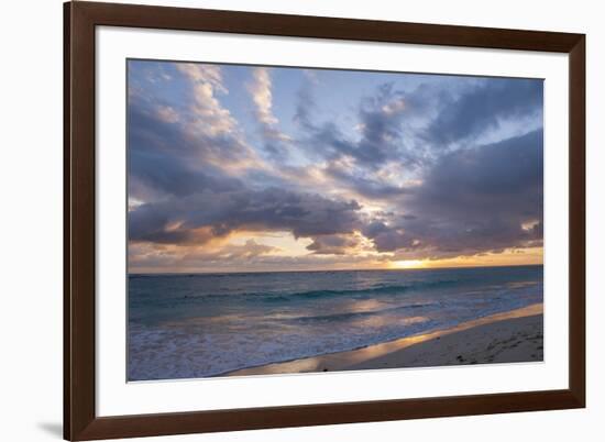 Sunrise, Bavaro Beach, Higuey, Punta Cana, Dominican Republic-Lisa S Engelbrecht-Framed Premium Giclee Print