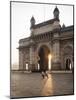 Sunrise Behind the Gateway to India, Mumbai (Bombay), India, South Asia-Ben Pipe-Mounted Photographic Print