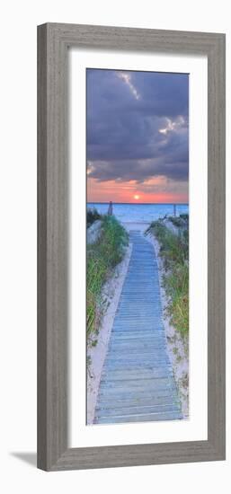 Sunrise Boardwalk-Steve Vaughn-Framed Photographic Print