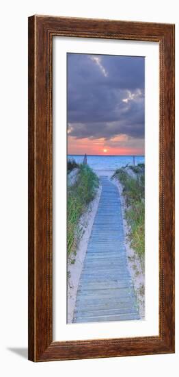 Sunrise Boardwalk-Steve Vaughn-Framed Photographic Print