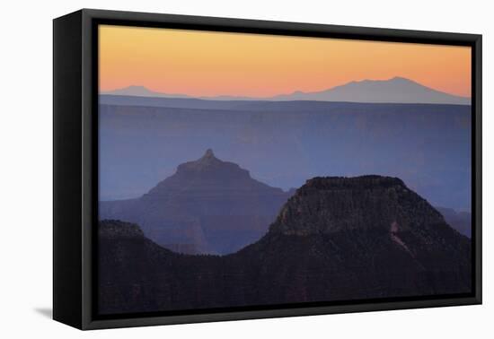 Sunrise, Bright Angel Point, North Rim, Grand Canyon National Park, Arizona, USA-Michel Hersen-Framed Premier Image Canvas