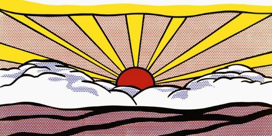 Sunrise C 1965 Art Print Roy Lichtenstein Art Com