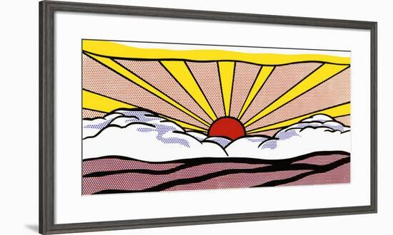 Sunrise, c.1965-Roy Lichtenstein-Framed Art Print