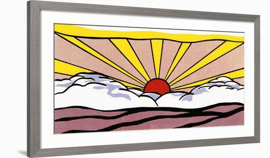 Sunrise, c.1965-Roy Lichtenstein-Framed Art Print