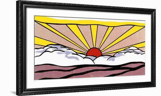 Sunrise, c.1965-Roy Lichtenstein-Framed Art Print