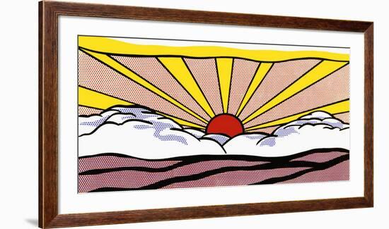 Sunrise, c.1965-Roy Lichtenstein-Framed Art Print