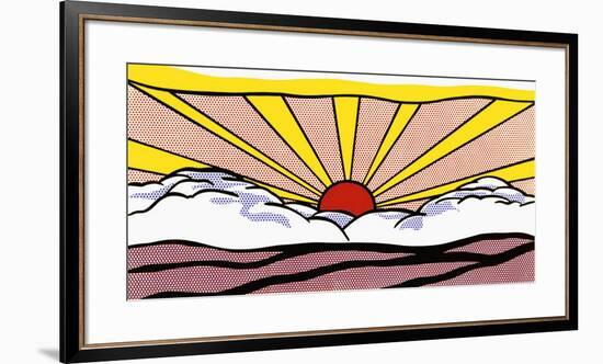 Sunrise, c.1965-Roy Lichtenstein-Framed Art Print