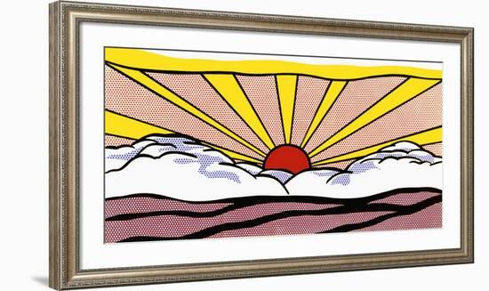 Sunrise, c.1965-Roy Lichtenstein-Framed Art Print
