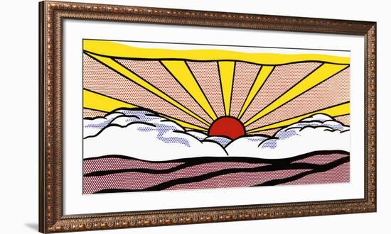 Sunrise, c.1965-Roy Lichtenstein-Framed Art Print