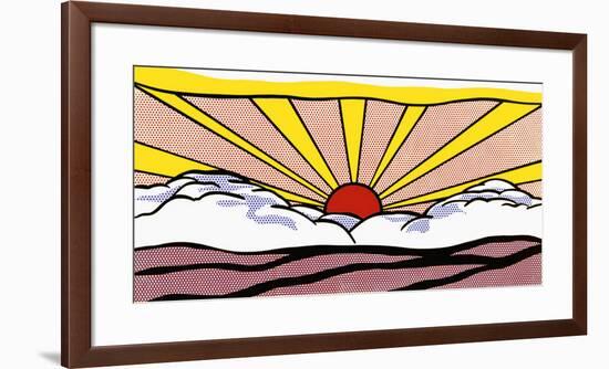 Sunrise, c.1965-Roy Lichtenstein-Framed Art Print