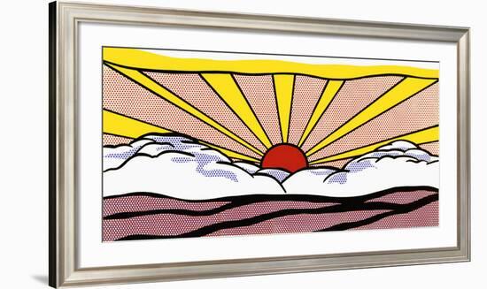 Sunrise, c.1965-Roy Lichtenstein-Framed Art Print