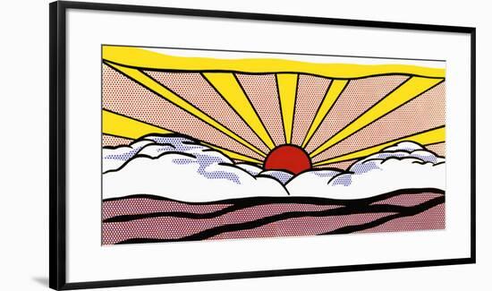 Sunrise, c.1965-Roy Lichtenstein-Framed Art Print