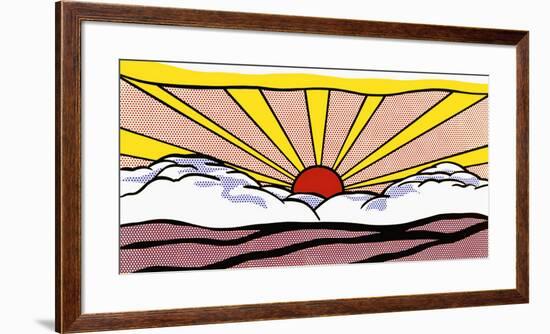 Sunrise, c.1965-Roy Lichtenstein-Framed Art Print