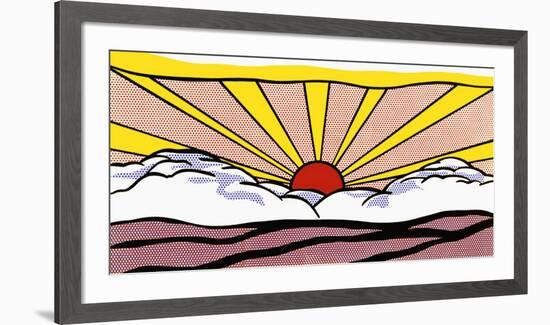 Sunrise, c.1965-Roy Lichtenstein-Framed Art Print