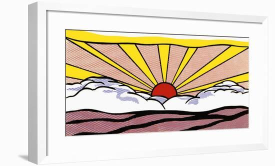 Sunrise, c.1965-Roy Lichtenstein-Framed Art Print