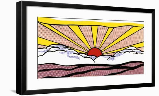Sunrise, c.1965-Roy Lichtenstein-Framed Art Print