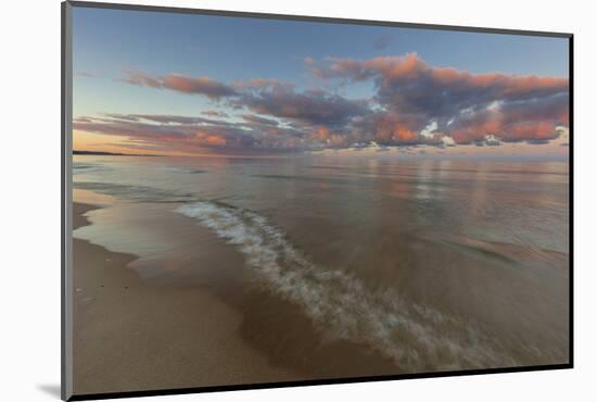 Sunrise Clouds over Lake Michigan in Grand Haven, Michigan, Usa-Chuck Haney-Mounted Photographic Print