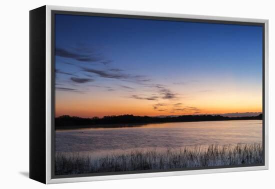 Sunrise Clouds Reflect into Nine Mile Pond in Everglades NP, Florida-Chuck Haney-Framed Premier Image Canvas
