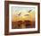 Sunrise Cranes-Chris Vest-Framed Art Print