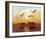 Sunrise Cranes-Chris Vest-Framed Art Print