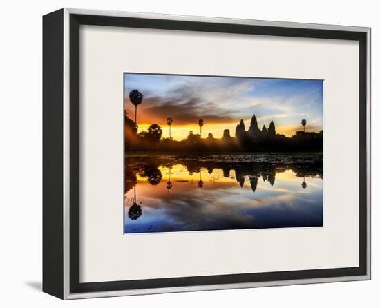 Sunrise Discovery of Angkor Wat-Trey Ratcliff-Framed Photographic Print