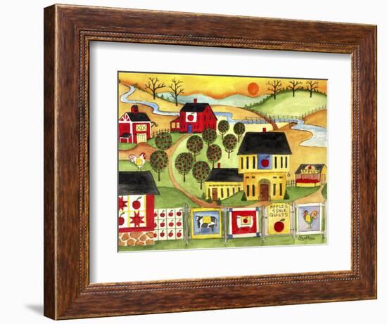 Sunrise Farm Apple Quilts 4 Sale Cheryl Bartley-Cheryl Bartley-Framed Giclee Print