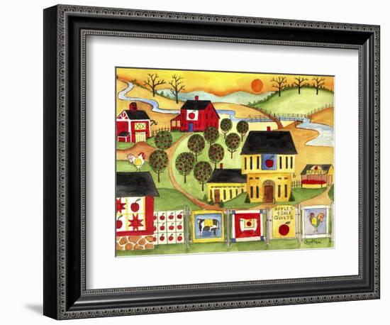 Sunrise Farm Apple Quilts 4 Sale Cheryl Bartley-Cheryl Bartley-Framed Giclee Print