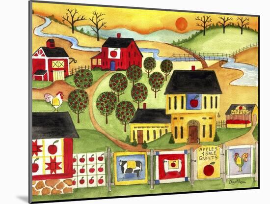 Sunrise Farm Apple Quilts 4 Sale Cheryl Bartley-Cheryl Bartley-Mounted Giclee Print